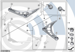 31122341828 - Retrofitting / Conversion / Accessories: Repair Kit, Wishbone, Right for BMW Image