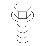 N01474011 - Brakes: ABS Sensor Screw for Porsche Image
