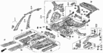 65513SL5A00ZZ - Body/Air Conditioning: STIFFENER, RR. JACK for Acura Image