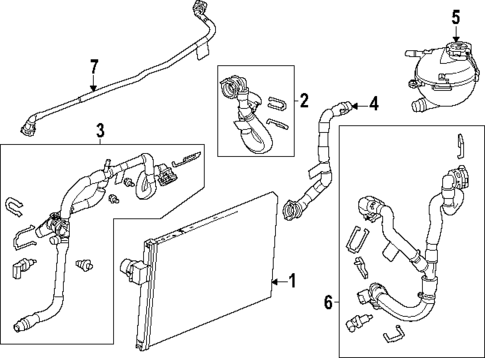 Radiator & Components for 2024 Acura ZDX #0