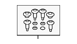 8S8898022 - Body: Adjust Plate Mount Kit for Audi Image