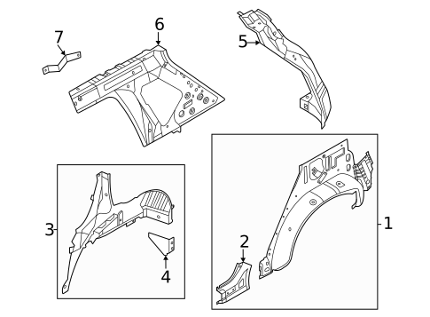 Inner Structure for 2025 Nissan Rogue #0