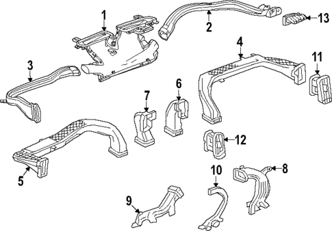 Ducts for 2024 GMC Sierra 2500 HD #0