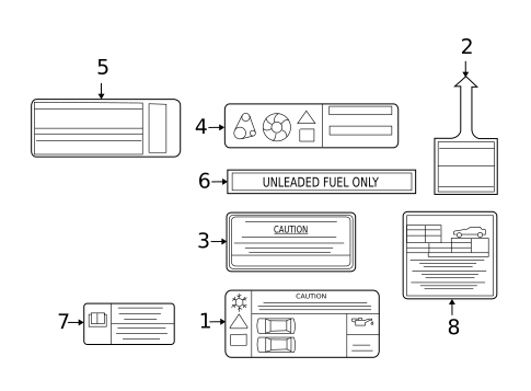Labels for 2009 Jaguar Vanden Plas #0