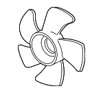 19020RCJA01 - : Fan Blade for Honda: Accord, Civic Image