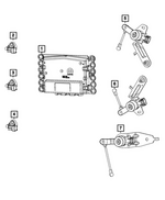 5036043AB - : Ride Height Sensor for Mopar Image