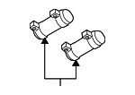 8N0253145 - Exhaust: Exhaust Muffler Clamp for Audi Image