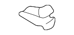 1J0867276A - Body: Body A-Pillar Trim Panel Clip for Audi Image