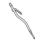 2F1Z6754AA - Engine: Engine Oil Dipstick Tube for Ford Image