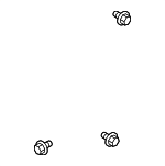 90021SFA000 - Body: Window Regulator Bolt for Honda: Accord, Civic, CR-V, CR-Z, Crosstour, Fit, HR-V, Insight, Odyssey, Passport, Pilot, Ridgeline Image