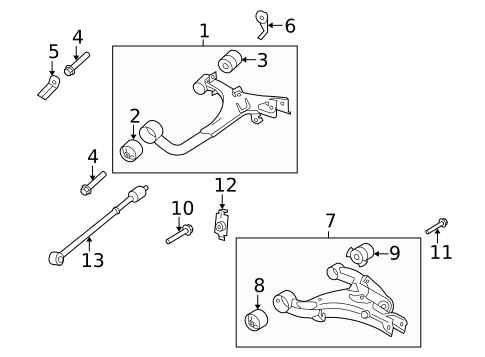 Rear Suspension for 2007 Land Rover LR3 #1