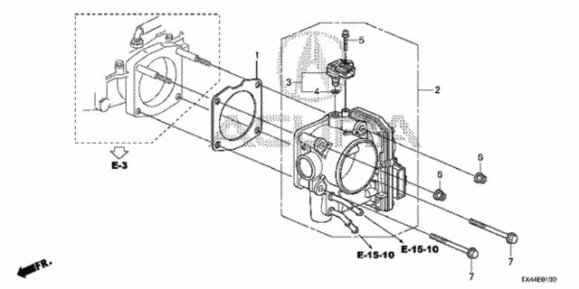 Throttle Body (1) for 2013 Acura RDX #0