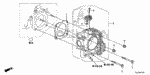 16176RCAA02 - Engine: GASKET, THROTTLE BODY for Acura Image