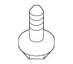 9A700769800 - Body: Radiator Support Splash Shield Screw for Porsche: 718 Boxster, 718 Cayman, 718 Spyder, 911, Boxster, Cayenne, Cayman, Macan, Panamera, Taycan Image