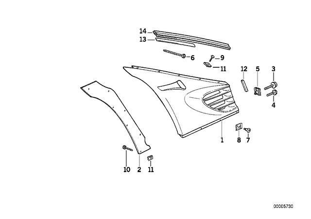 46632307562 - : Gasket - 6X8X200 for BMW-Motorrad Image