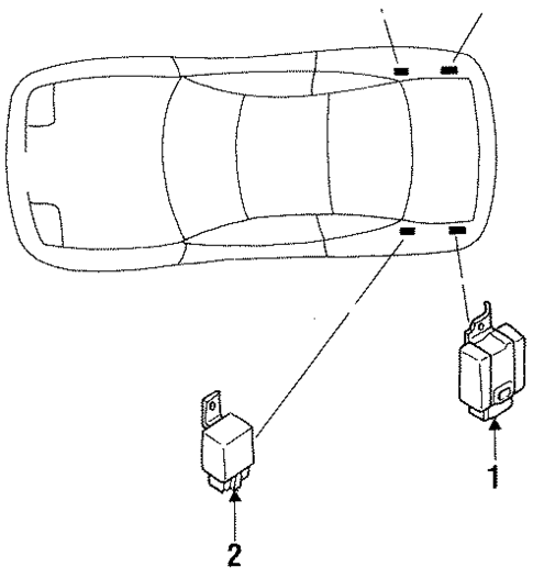Electrical Components for 1991 Dodge Stealth #1
