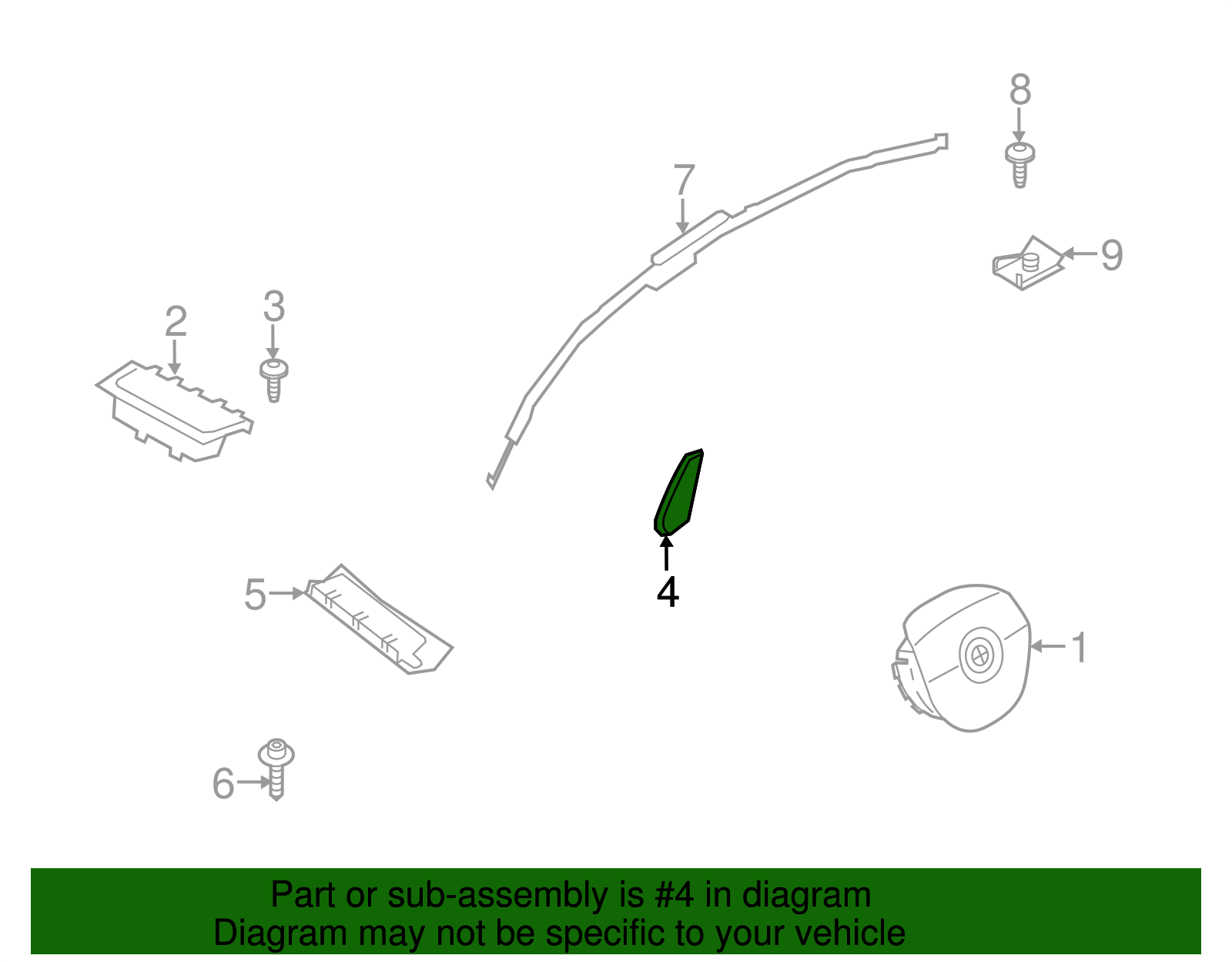 Side Impact Inflator Module - BMW (72127949993)