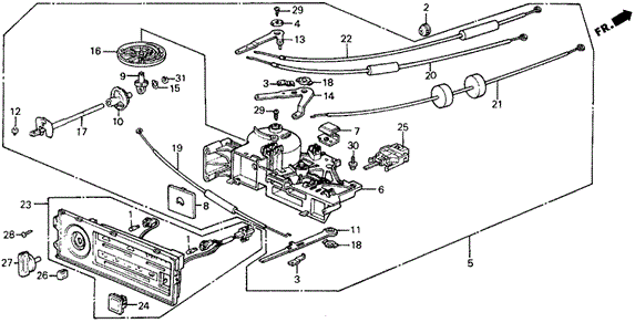 Heater Control for 1991 Honda Civic #0