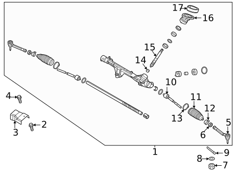 Steering Gear & Linkage for 2024 Kia Sorento #0