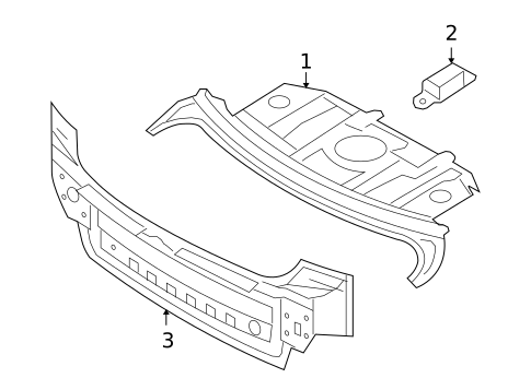 Rear Body for 2012 Hyundai Genesis #0