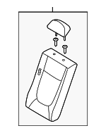 893012F701275 - Body: Seat Back Assembly for Kia: Spectra Image