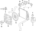 1581764 - Cooling System: ACDelcoâ„¢ Thermostat Housing for GM Image