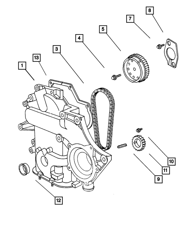 4778707AB - Engine 3.8L Six Cylinder: Camshaft Sprocket Package for Mopar Image