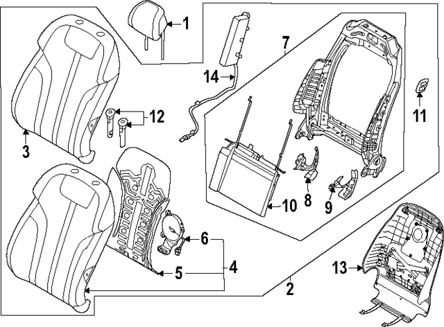 88460T6250N9G - : Seat Back Cover for Hyundai Image