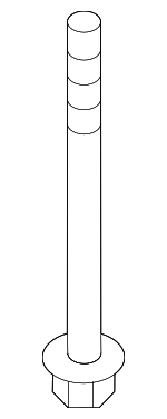 554483M000 - Suspension: Stay Mount Bolt for Kia: Cadenza, Forte, K5, K900, Niro, Niro EV, Optima, Sportage, Stinger Image