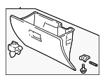 77500S10A01ZC - Body: Glove Box Assembly for Honda: CR-V Image