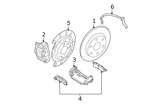 Rear Brakes for 2003 GMC Safari #0