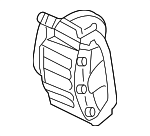 18040087 - Brakes: Caliper for Cadillac: DeVille | Chevrolet: Astro, Silverado 1500, Silverado 1500 HD, Suburban 2500 | GMC: Safari, Sierra 1500, Sierra 1500 HD, Yukon XL 2500 Image