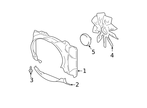 Cooling Fan for 2007 Ford Expedition #0