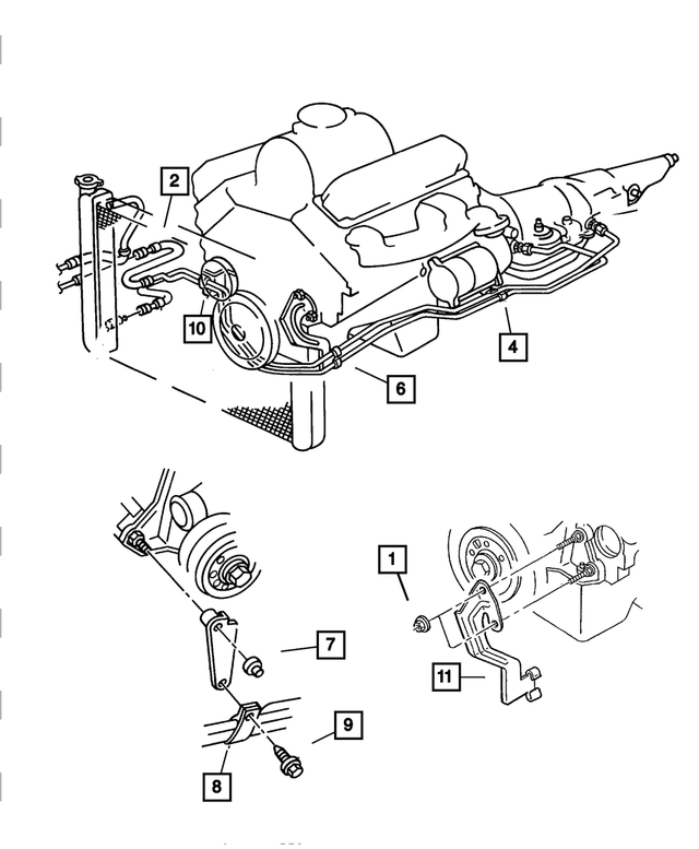 52118483 - Cooling: Cooler  Line Bracket for Mopar Image