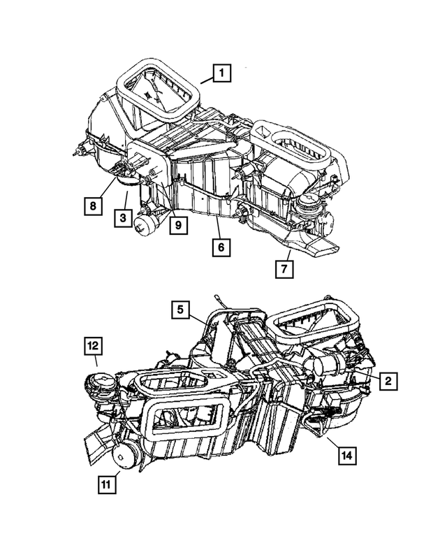 5073180AB - Air Conditioning &amp; Heater: Heater Core Assembly Heater Kit for Mopar Image
