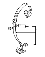 5H0857807FRAA - Electrical: Center Belt Assembly for Volkswagen Image