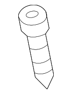 WHT003682 - Electrical: Outer Belt Assembly Lower Bolt for Volkswagen Image