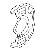 45255SZT000 - Brakes: 2016 Honda CR-Z - Splash Guard for Honda: CR-Z Image