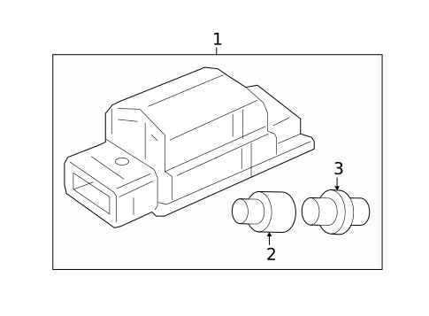 License Lamps for 2016 Chevrolet Volt #0
