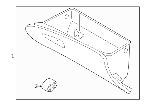 Glove Box for 2022 Hyundai Tucson #0