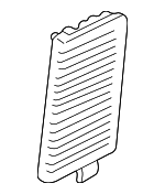 15741155 - Body: Speaker Cover for Chevrolet: C1500, C2500, C3500, K1500 Pickup, K2500 Pickup, K3500 Pickup | GMC: C1500 Pickup, C2500 Pickup, C3500 Pickup, K1500 Pickup, K2500 Pickup, K3500 Pickup Image