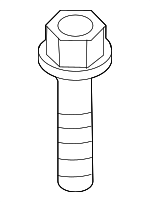 WHT007527 - Electrical: Headlamp Assembly Bolt for Volkswagen: Atlas, Atlas Cross Sport, e-Golf, Golf R, GTI, Jetta, Passat, Taos, Tiguan Image image