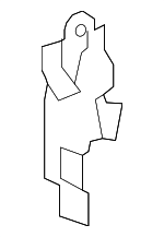 72139SAAG01 - : 2007-2008 Honda Fit - Protector R Front Door Knob Rod for Honda: Fit Image