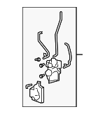 72110SLNA01 - Body: Lock Assembly for Honda: Fit Image