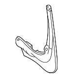 12788674 - Body: Mud Guard for Saab: 9-3, 9-3X Image