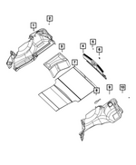 68626770AA - Interior Trim: Luggage Compartment Carpet for Mopar Image image