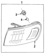 8161012600 - Electrical: Park Lamp for Toyota: Corolla Image