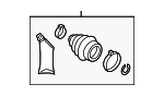 3Q0498203A - Suspension: Outer Boot for Audi Image