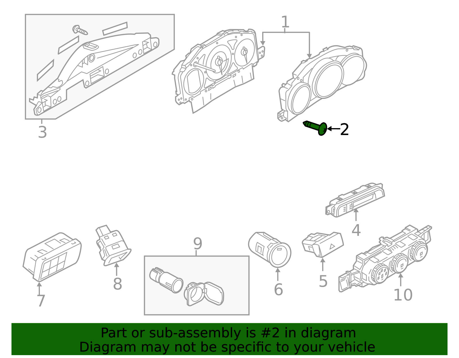 9986-50-516B - Handle Inside Screw - 1999-2020 Mazda | Mazda Parts
