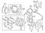 995621000 - Brakes: Brake Hose Gasket for Mazda Image